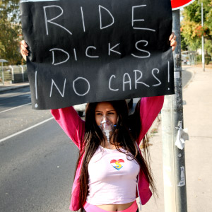 Ride dicks not cars! 